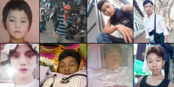 Children slain by the regime’s troops during their violent assaults against protesters since February.