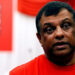 Tony Fernandes, CEO of AirAsia, holds a media event in Bangkok, Thailand, May 15, 2018. / Reuters
