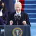 US President Joe Biden delivers his inaugural address at the Capitol in Washington on Jan. 20, 2021. / Getty / Kyodo