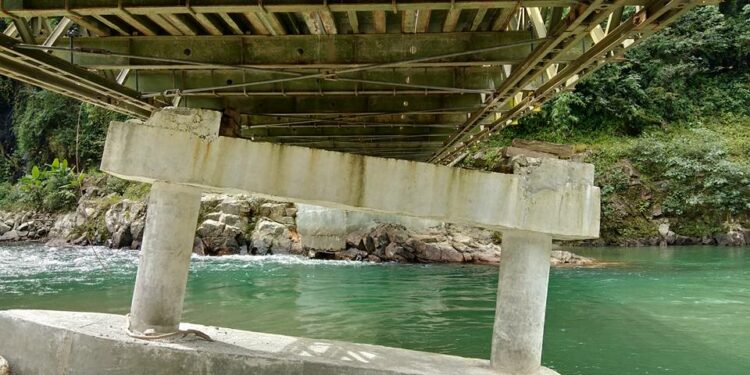 Htan Tan bridge in Hsawlaw Township, Kachin State. / U Lar Mar Lay