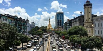 Rangoon's concentrated downtown area. / Tin Htet Paing / The Irrawaddy
