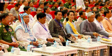Leaders at the second round of the 21st Century Panglong Peace Conference in 2017. / Myo Min Soe / The Irrawaddy
