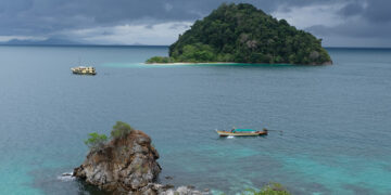 A view of some of the more remote islands of the Myeik Archipelago. / Marie Starr