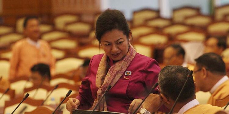 The Union Parliament resumed on Tuesday after more than a month-long break. / The Irrawaddy