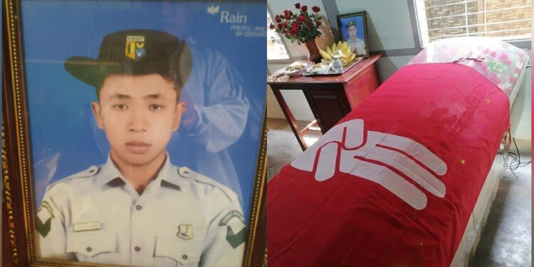 Ko Tun Htet Aung, a 24-year-old forestry worker and member of the CDM died after being arrested and tortured by Myanmar’s military regime. / supplied