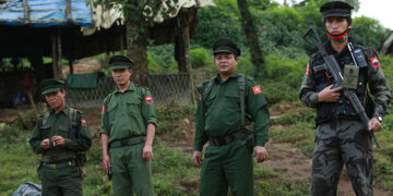 A KIA outpost. / The Irrawaddy