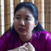 Mon State Lawmaker Daw Khaing Khaing Leh speaks during an interview in Mawlamyine, Mon State, on Oct 3. / San Yamin Aung / The Irrawaddy