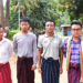 The six ethnic Karenni youth who were sentenced to prison for calling the state's chief minister a traitor and enemy of ethnic unity.  / Union of Karenni State Youth