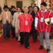 KNU delegates arrive for a peace summit between the government, military, and ethnic armed groups in Naypyitaw on Oct. 15. / State Counselor's Office