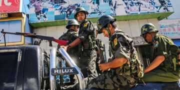 Members of the KIA in Laiza, October 2013. / The Irrawaddy