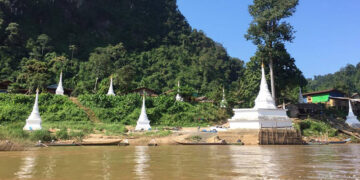 Many landmines are believed to have been planted in Karen State’s Mae Tha Waw village during fighting in September 2016. / Saw Yan Naing / The Irrawaddy