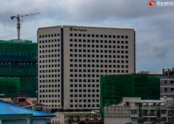 The Sule Square project in downtown Rangoon / Pyay Kyaw / The Irrawaddy