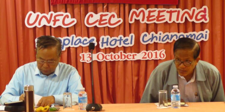 UNFC members meet in Chiang Mai, Thailand on Thursday. / Kyaw Kha / The Irrawaddy