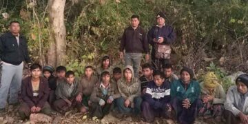 A group of Rohingya arrested in Mindon Township, Magway Region / supplied by police