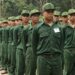 MNLA soldiers undergo military training in Kyainseikgyi Township, Karen State in 2016. / Ah Ar / Facebook