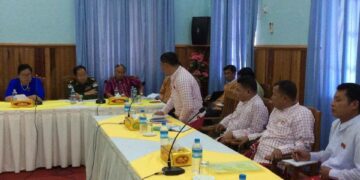 Karen and Mon representatives meet in Dawei Township, Jan. 25, 2017. / Mon News Agency