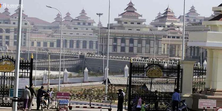 Myanmar's Parliament in Naypyitaw. / The Irrawaddy