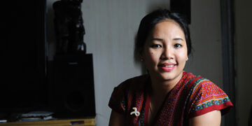 UN N-Peace Award winner Cheery Zahau. / The Irrawaddy