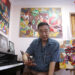 U Win Pe, one of Myanmar’s most celebrated living artists, at his studio in Yangon / Myo Min Soe / The Irrawaddy