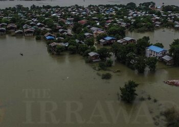 Shan Lay Kyun Island during the 2016 monsoon season. / Zaw Zaw / The Irrawaddy