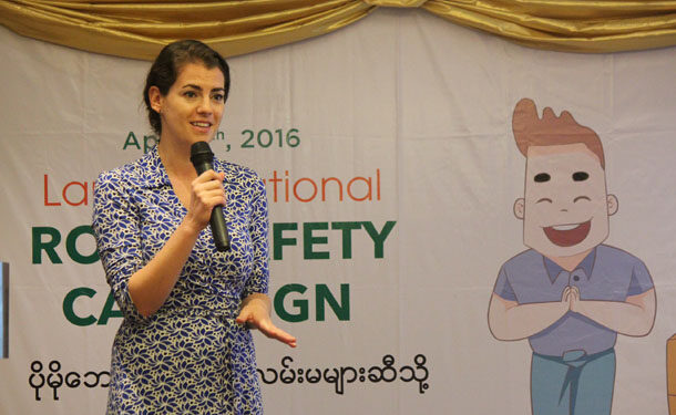 Brewery Launches Burma Road Safety Campaign