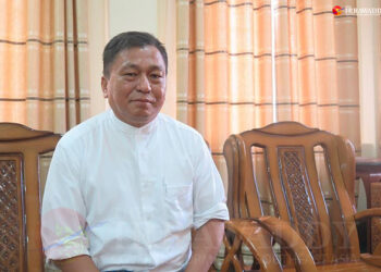 Rev. Dr. Hkalam Samson, president of the Kachin Baptist Convention. / The Irrawaddy