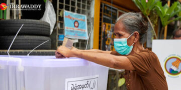 The authorities are trying to protect older voters from coronavirus. / Myo Min Soe