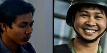 The two detained Reuters journalists. / Reuters