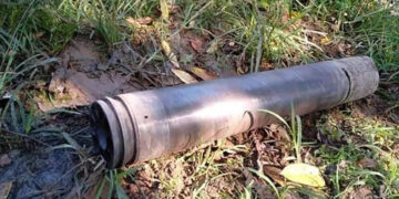 Images of shell casings shared by Lashio residents on social media / facebook