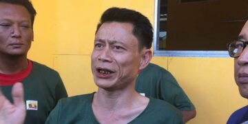 Nationalist U Kyaw Myo Shwe talks to the media on March 10. / Htet Naing Zaw / The Irrawaddy