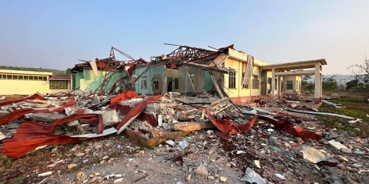 Junta Aerial Attacks Soar Twofold in Myanmar’s Kayah State: Report