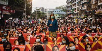 Myanmar Junta Officials Visit Jailed Civilian Leader Daw Aung San Suu Kyi