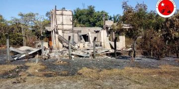 Myanmar Junta Forces Torch Nearly 150 Homes in Village in Sagaing