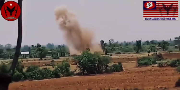 Resistance Mine Attacks on Myanmar Junta Convoys Kill Almost 40 Soldiers