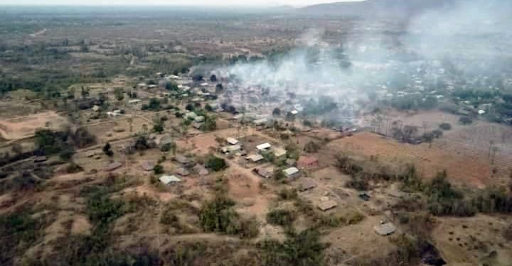 Villagers Die in Myanmar Junta's Airstrike and Arson Attack