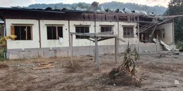 Regime Airstrike Destroys Hospital in Lower Myanmar
