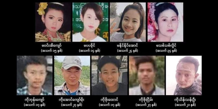 Nine Sagaing Resistance Fighters Killed by Myanmar Regime