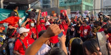 Thailand Sentences 7 to Jail for Protesting Myanmar Coup