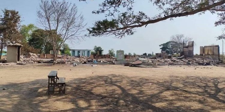Myanmar Regime Warplane Bombs School of 300 Students in Sagaing