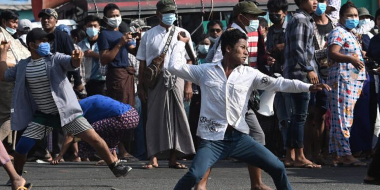 The Day Hired Mobs Began Protesting the Military Proxy Party’s 2020 Election Loss