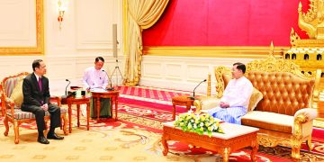 ASEAN Envoy From Laos Visits Myanmar Junta Chief