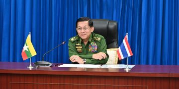 Myanmar Junta Boss in Talks with Thai Military Chief