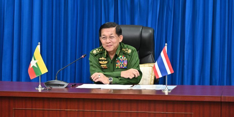 Myanmar Junta Boss in Talks with Thai Military Chief