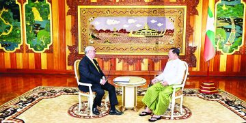 Myanmar’s Dictator Debuts His ‘Skyful of Lies’ on Russian TV