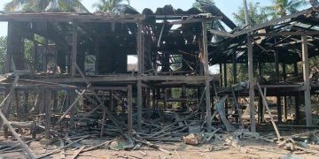 Invalid Left to Face Flames as 5,000 Sagaing Civilians Flee Myanmar Junta Raids 