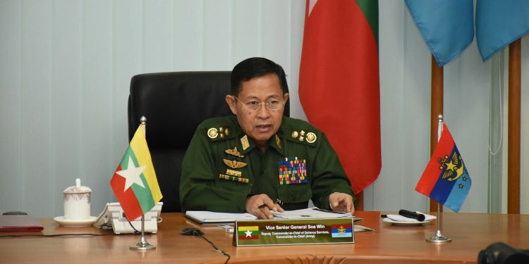 Myanmar junta No. 2 Vice Senior General Soe Win.