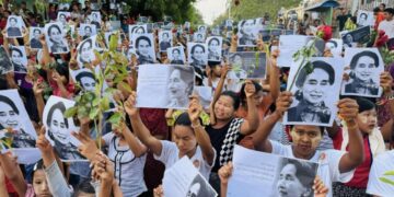 Flower Phobia Strikes Myanmar’s Ruling Junta Again, Dozens Arrested