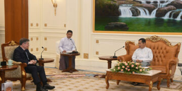 Russia Ambassador Discusses Economic Ties with Myanmar Junta Deputy