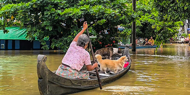 Over 1,000 Flood Victims in Myanmar’s Bhamo Town in Urgent Need of Food and Medicine