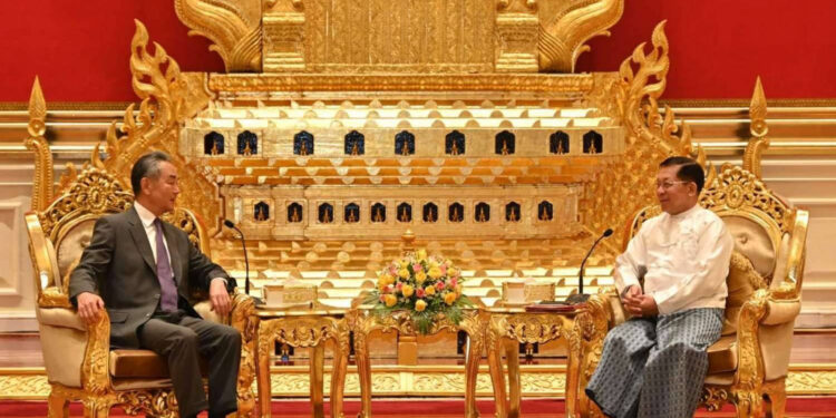 Chinese Foreign Minister Delivers Thinly Veiled Rebuke to Myanmar Junta Boss